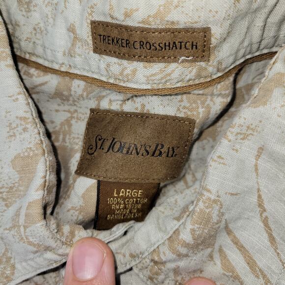 Vintage Hawaiian Shirt Mens Sz Large Lot of 54Rayon Linen Silk NWT Y2k Summer - Picture 9 of 14